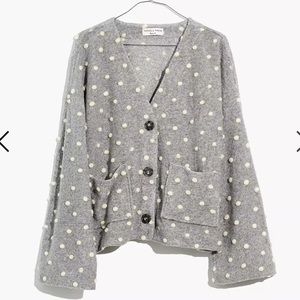 Madewell pom cardigan XS